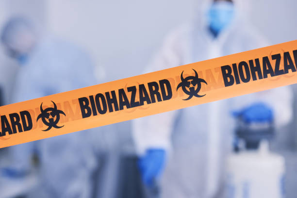 Professional Crime Scene Cleanup technician working in Magazine, AR